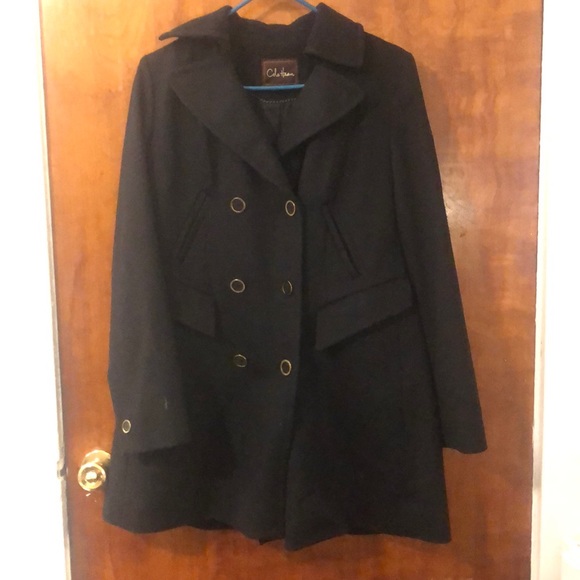 Cole Han Double Breasted Peacoat